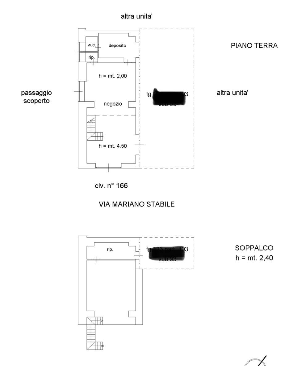 Immagine 2 di Locale commerciale in vendita  in Via Mariano Stabile 166 a Palermo