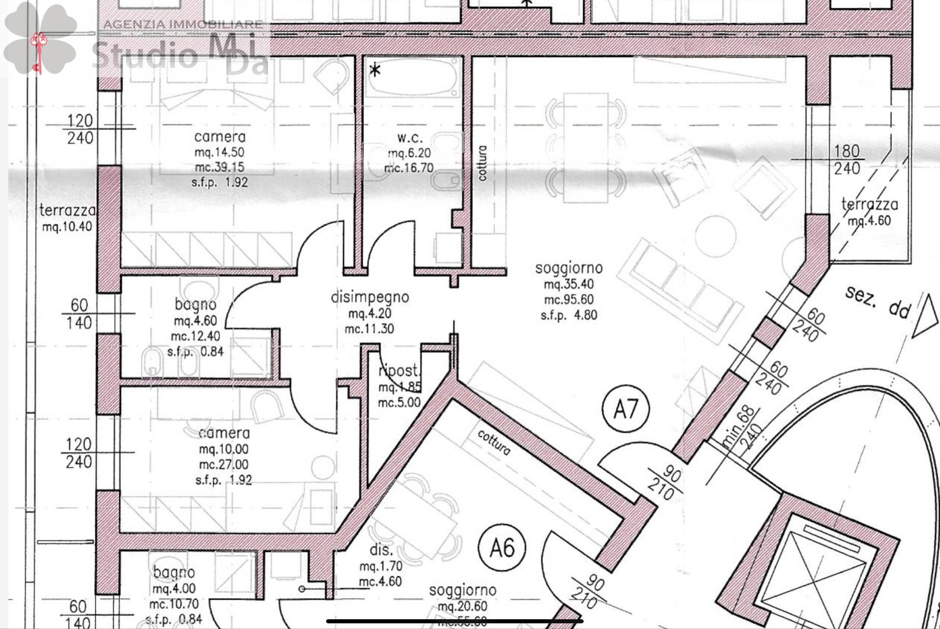 Immagine 16 di Appartamento in vendita  in Via Roma a Roncade