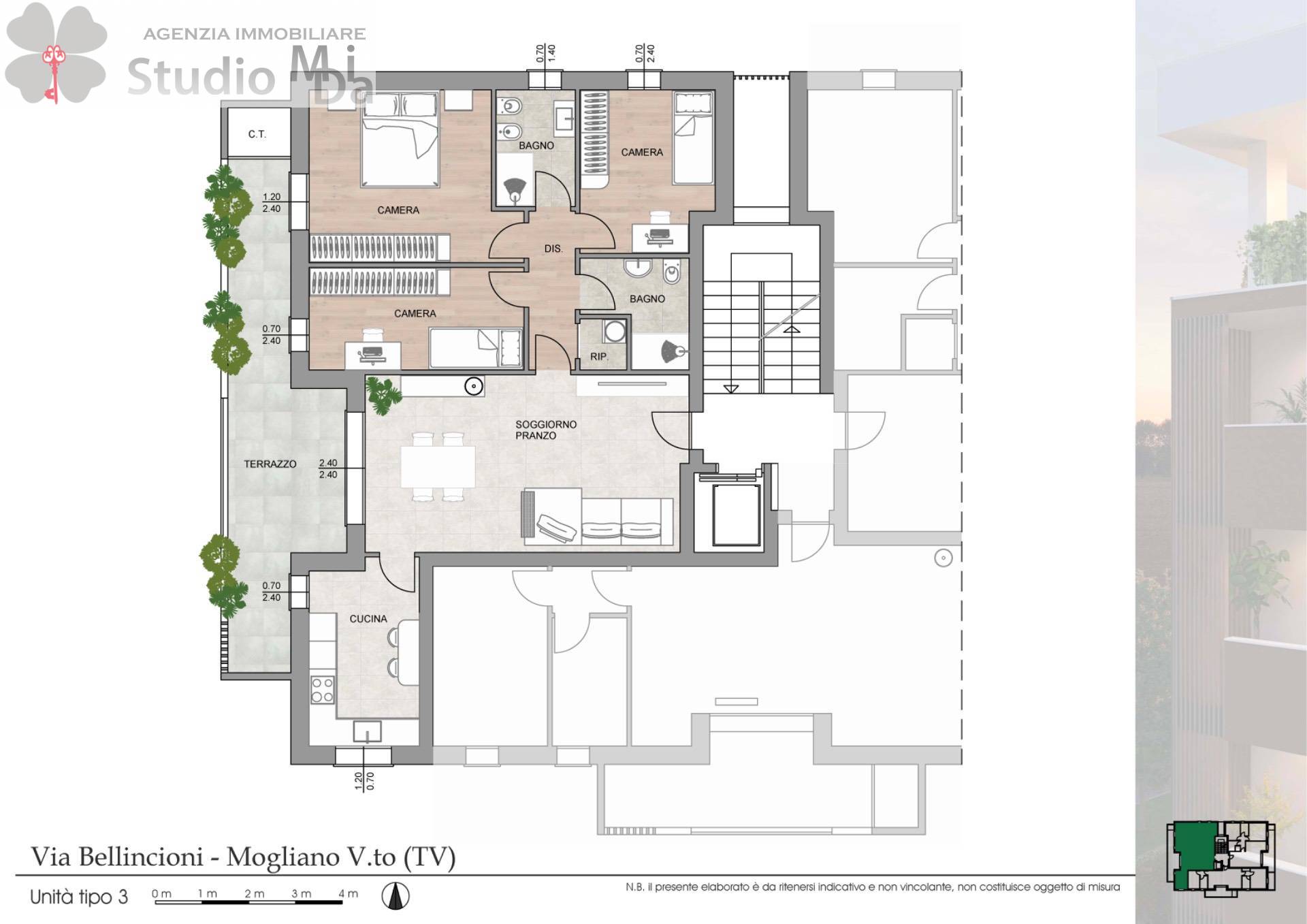 Immagine 10 di Appartamento in vendita  in via roma 120 a Mogliano Veneto
