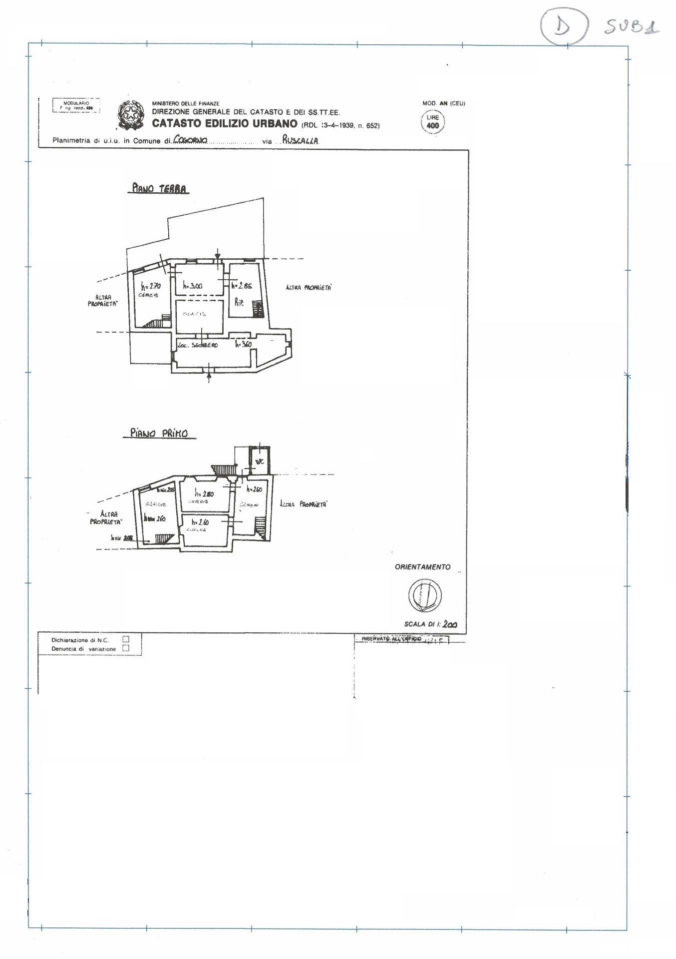 Immagine 51 di Casa semindipendente in vendita  in VIA CAV. FELICE COGORNO 90-84 a Avegno