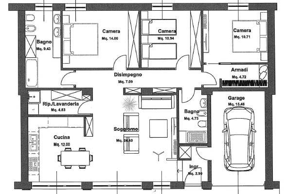 Immagine 5 di Appartamento in vendita  a Sassuolo