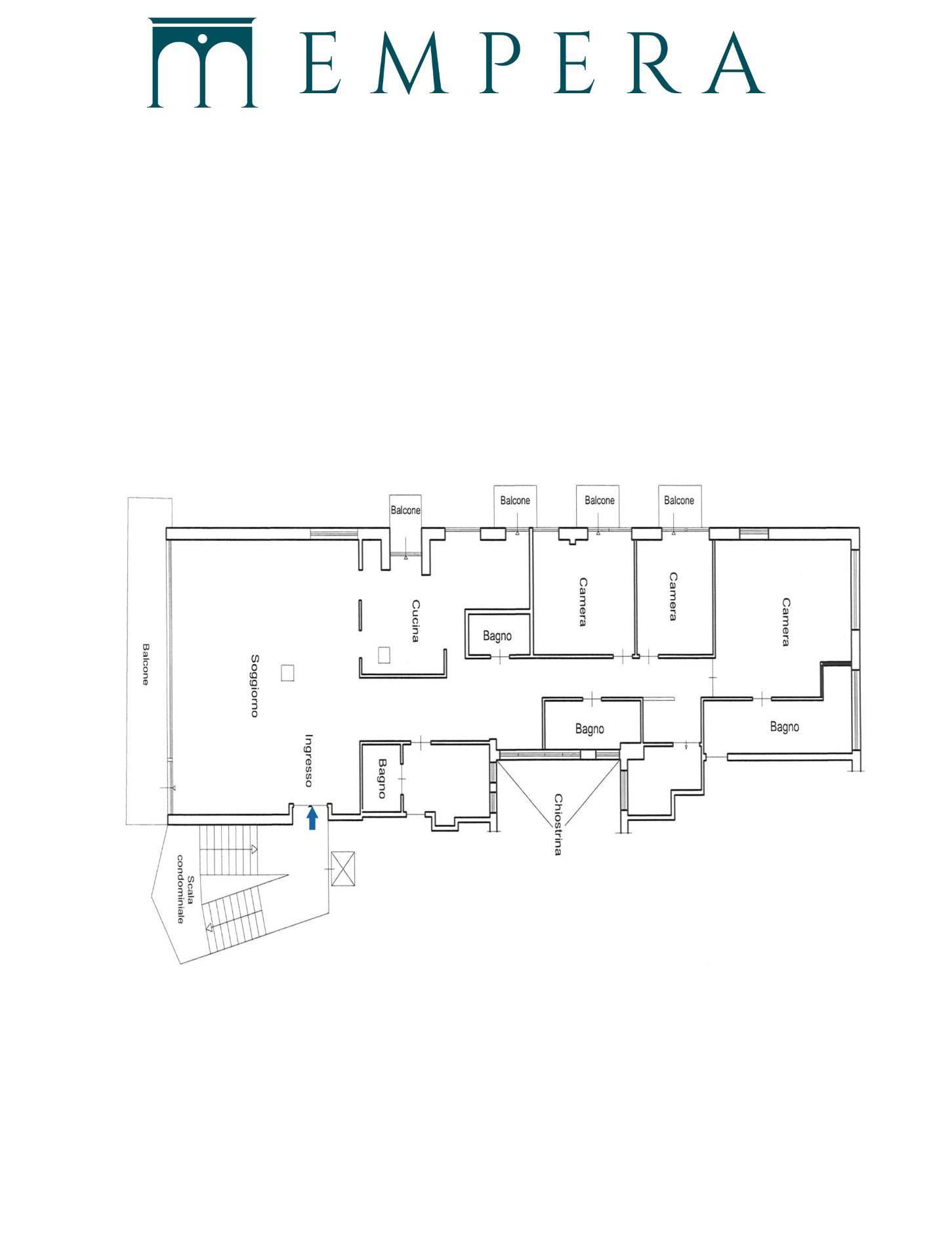 Immagine 41 di Attico in vendita  in Via Di San Valentino a Roma