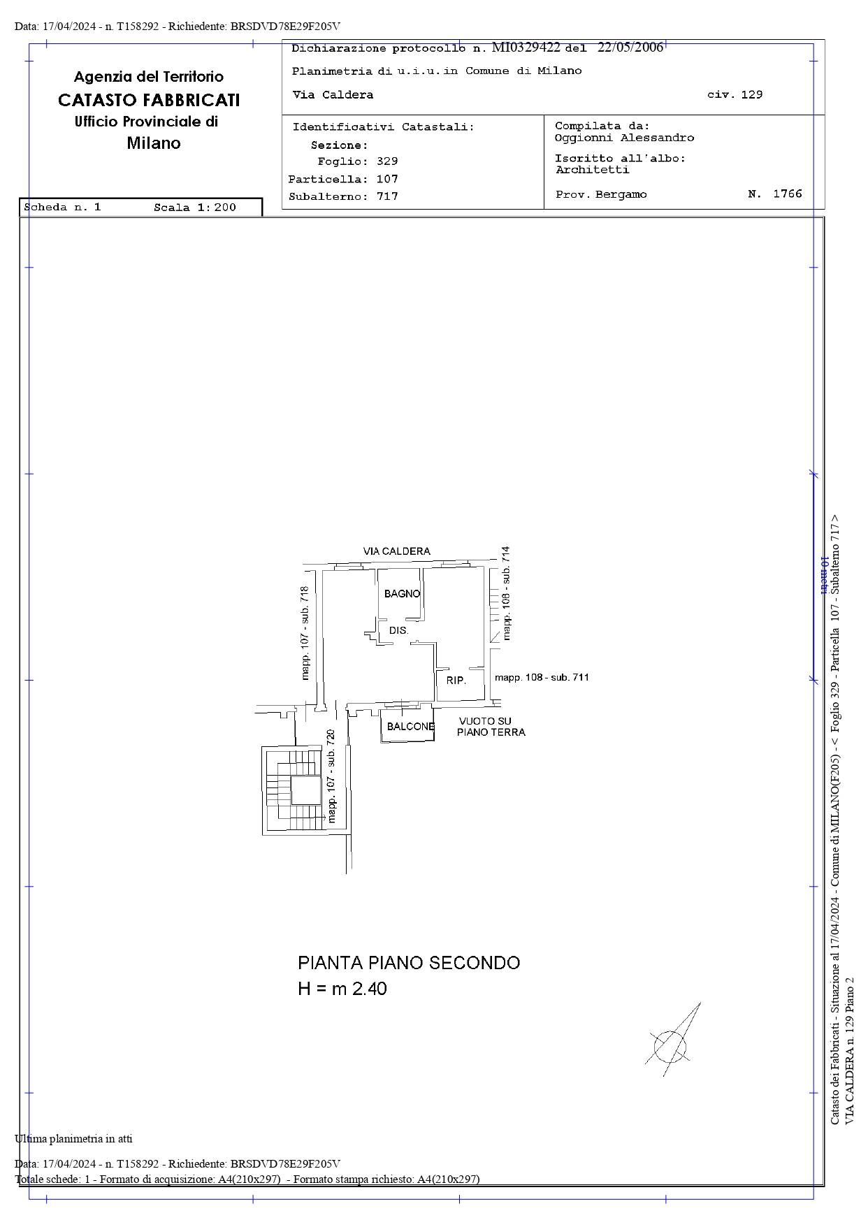 Immagine 27 di Appartamento in affitto  in Via Caldera 131 a Milano