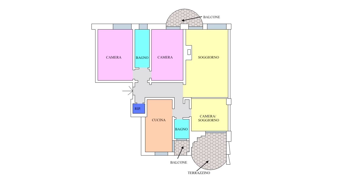 Immagine 27 di Appartamento in vendita  in Via Caracciolo 68 a Milano