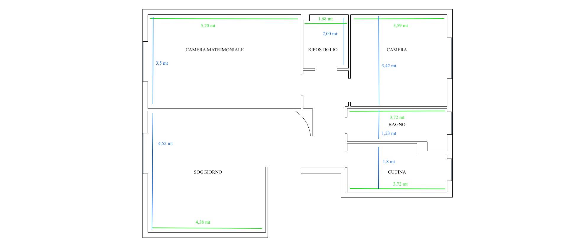 Immagine 23 di Appartamento in vendita  in piazza firenze a Milano