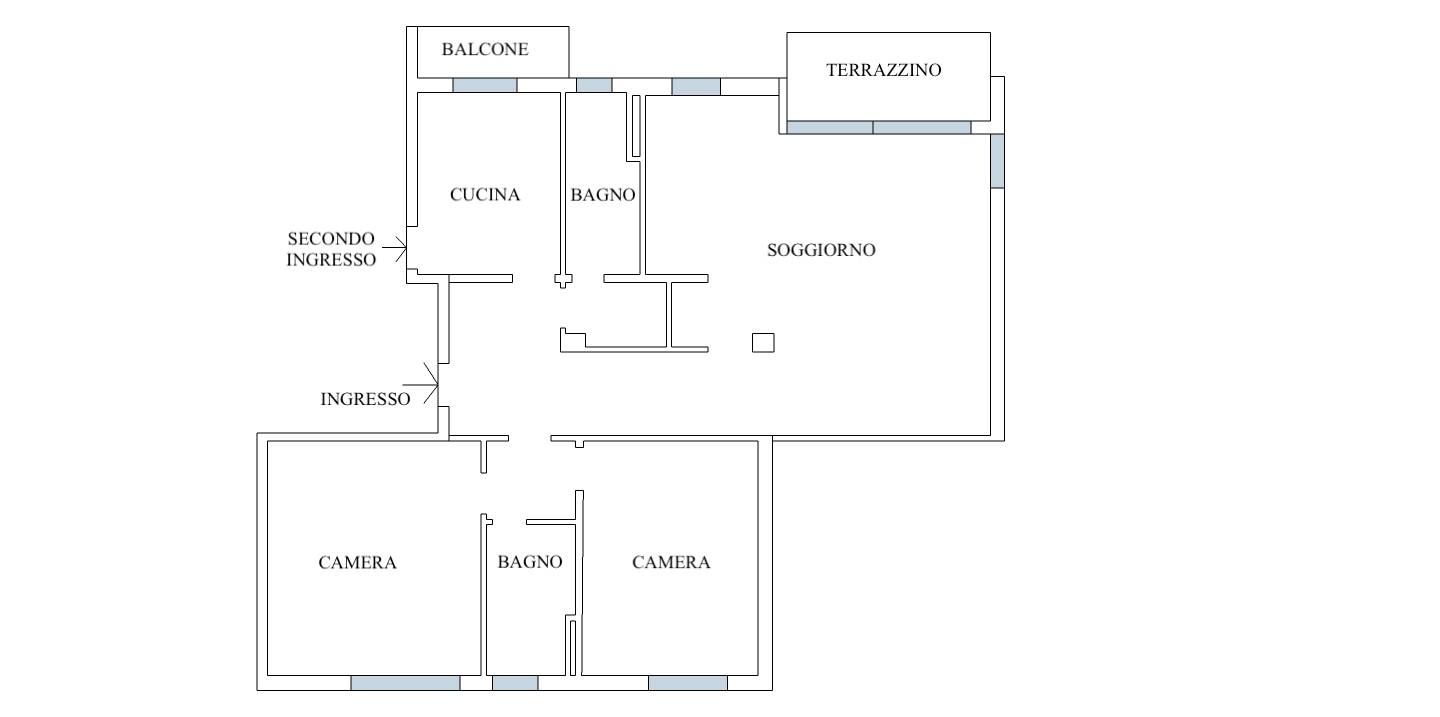 Immagine 46 di Appartamento in vendita  in via Stanislao Mancini 4 a Milano