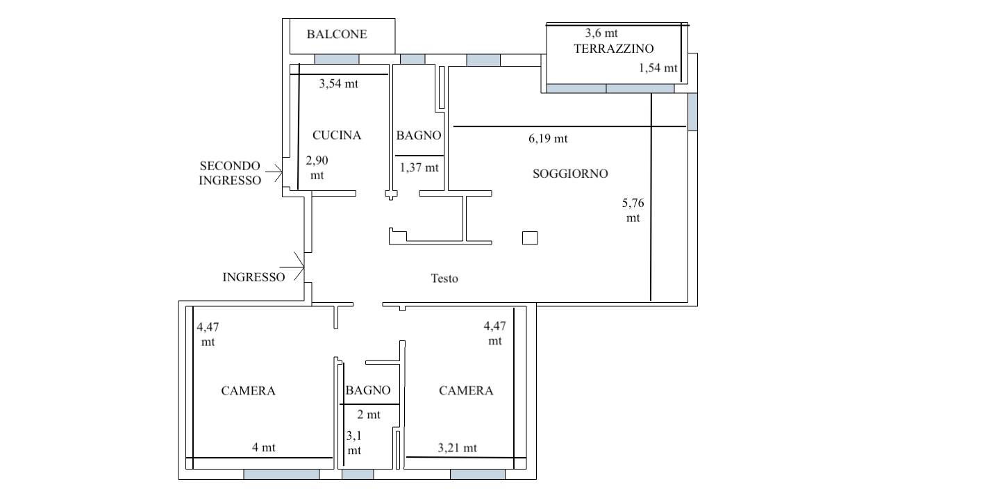 Immagine 44 di Appartamento in vendita  in via Stanislao Mancini 4 a Milano