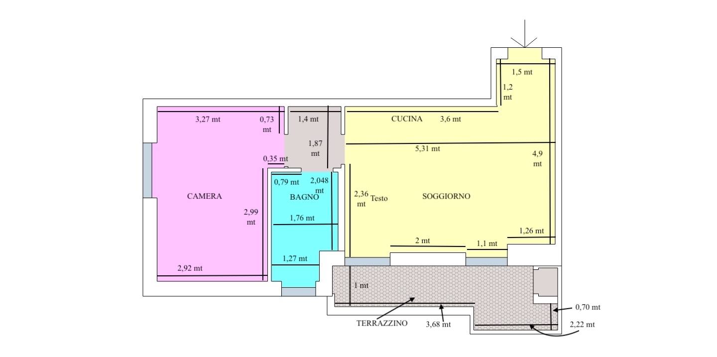 Immagine 42 di Appartamento in affitto  in via Varesina a Milano