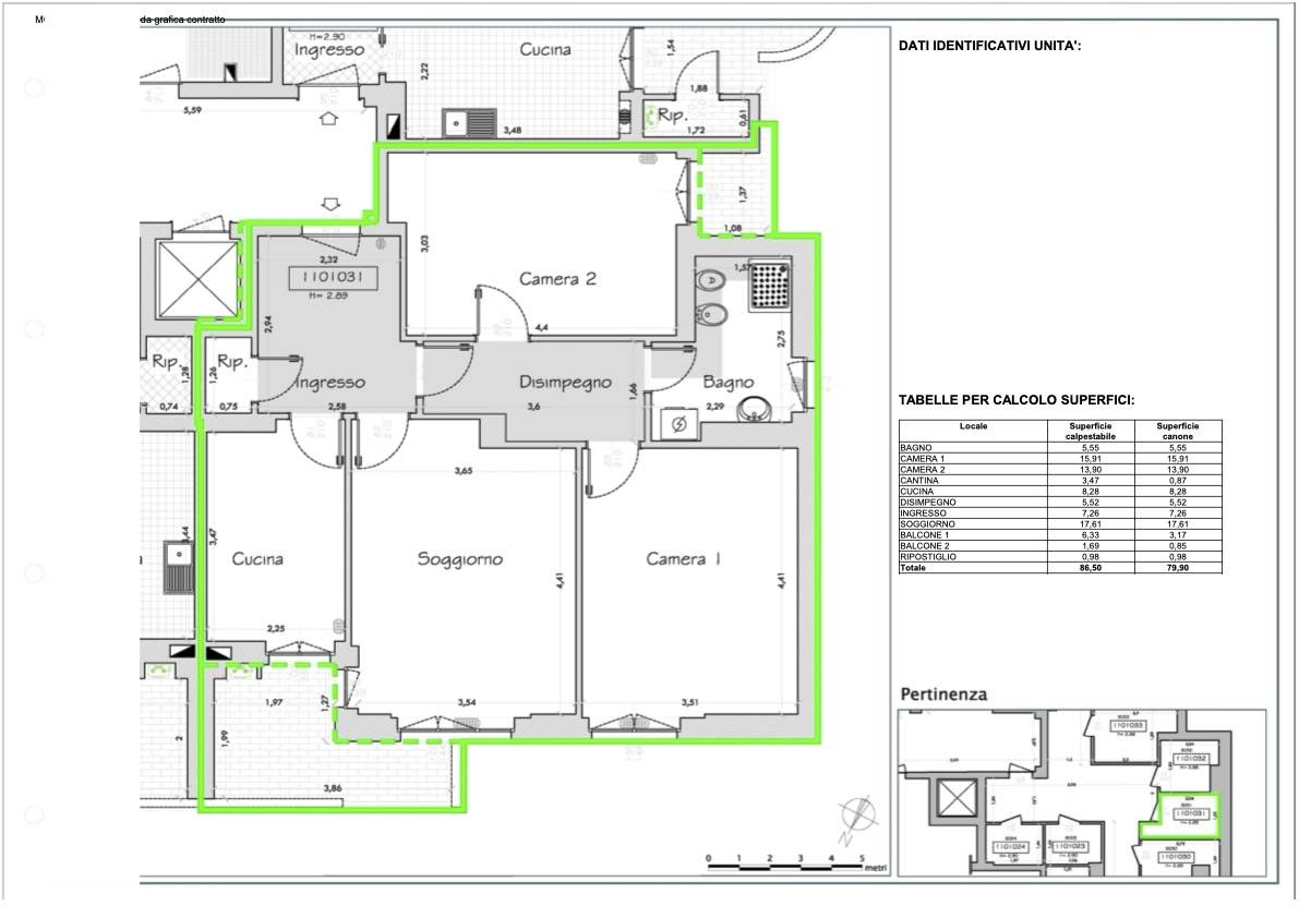 Immagine 22 di Appartamento in affitto  in via Emilio Cecchi 1 a Milano