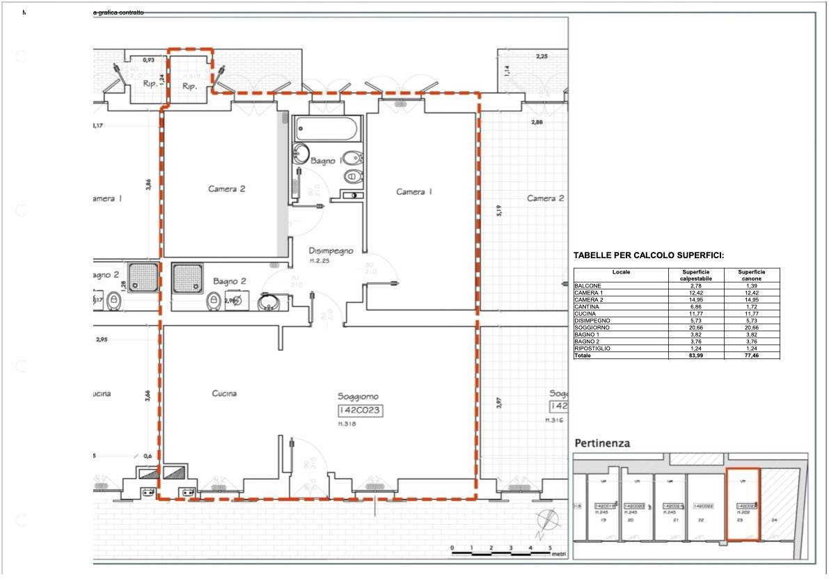 Immagine 15 di Appartamento in affitto  in via Ornato 7 a Milano