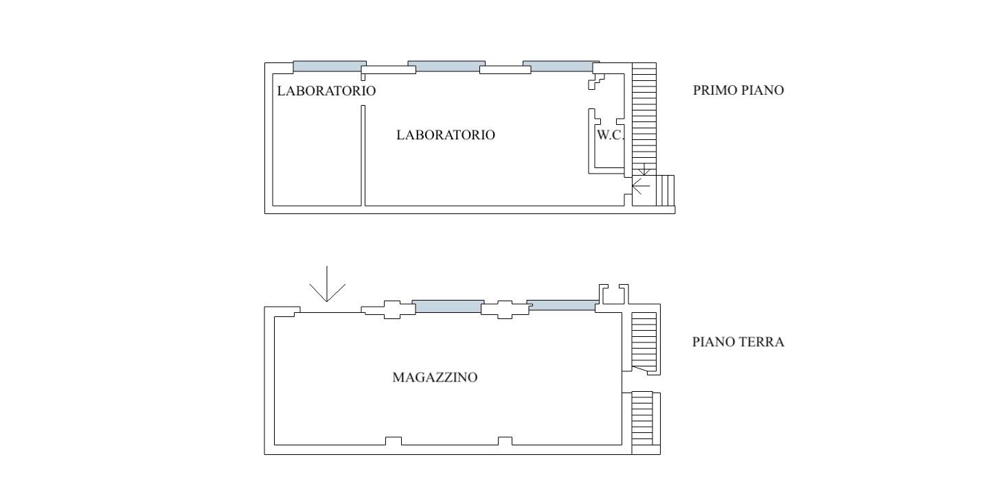 Immagine 19 di Laboratorio in vendita  in via Delfico a Milano