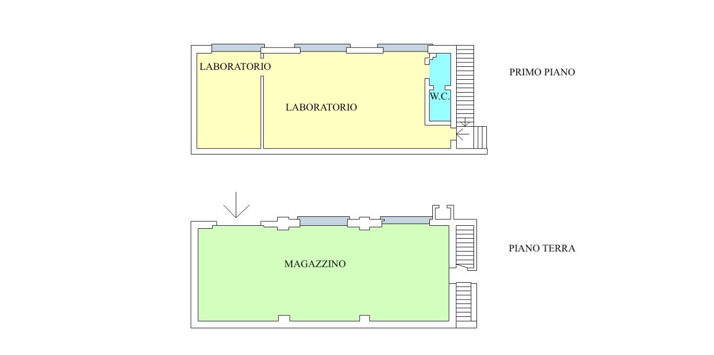 Immagine 20 di Laboratorio in vendita  in via Delfico a Milano