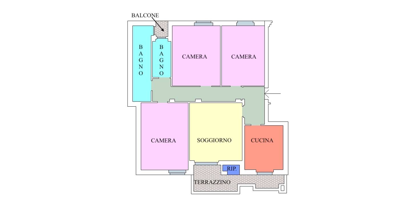 Immagine 26 di Appartamento in vendita  in Via Sapri 39 a Milano