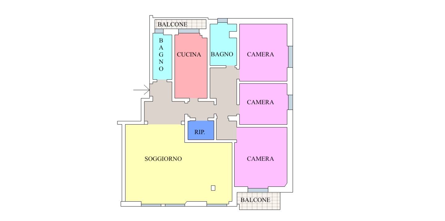 Immagine 50 di Appartamento in vendita  in via Caduti sul lavoro 47 a Sesto San Giovanni
