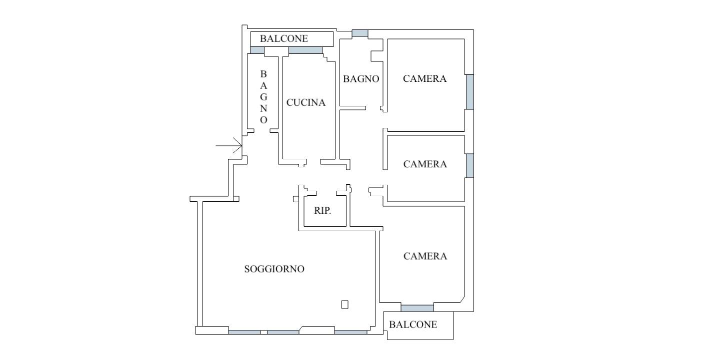 Immagine 49 di Appartamento in vendita  in via Caduti sul lavoro 47 a Sesto San Giovanni