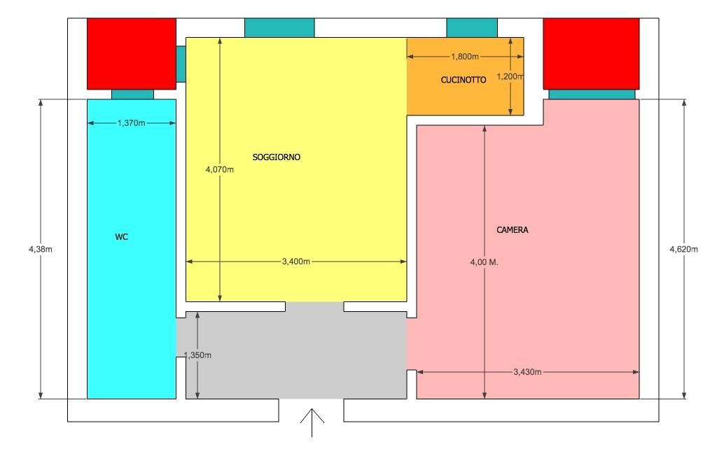 Immagine 17 di Appartamento in affitto  in via Govone 68 a Milano