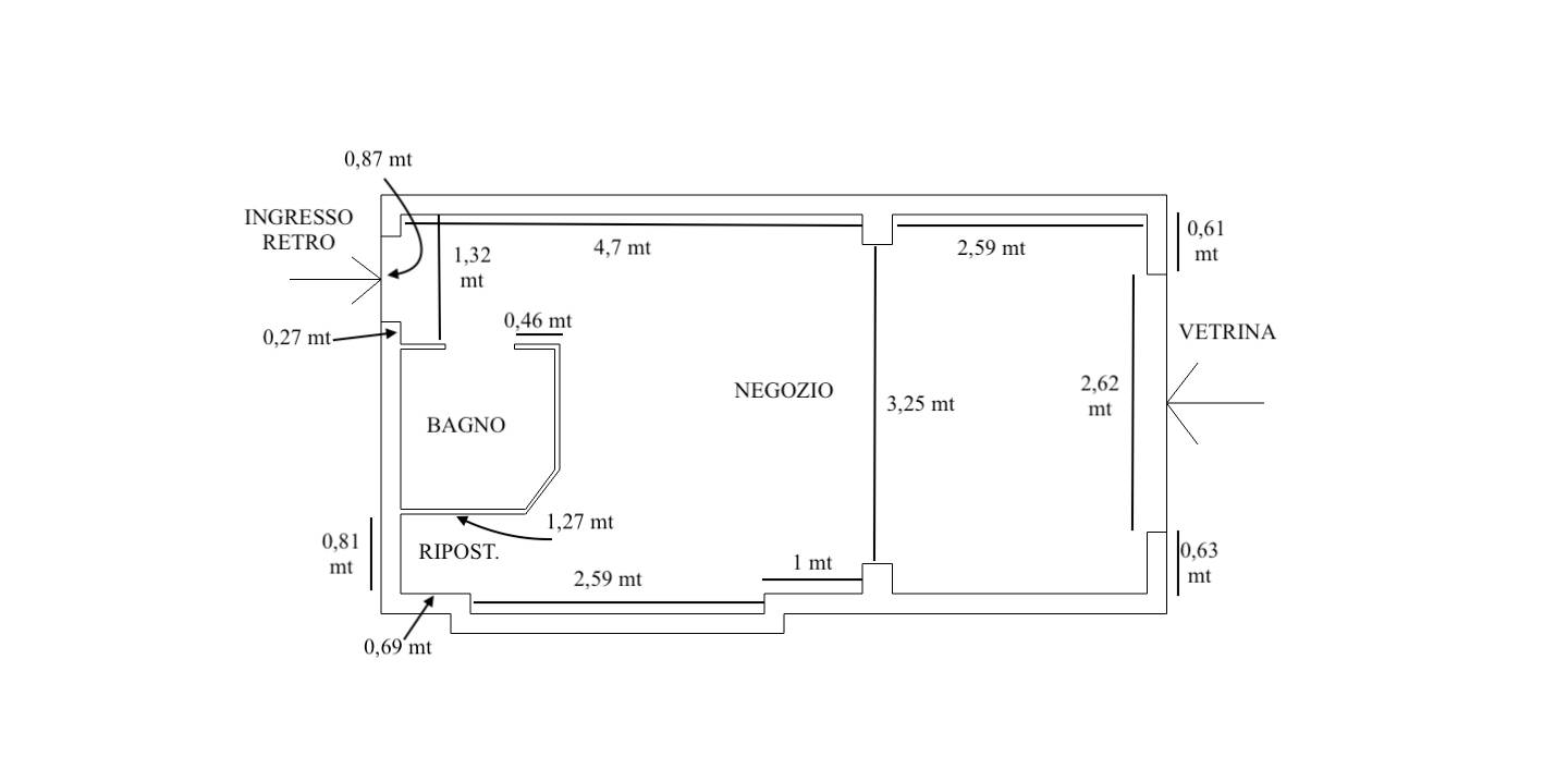 Immagine 19 di Negozio in affitto  in via dei Fiordalisi 1 a Milano