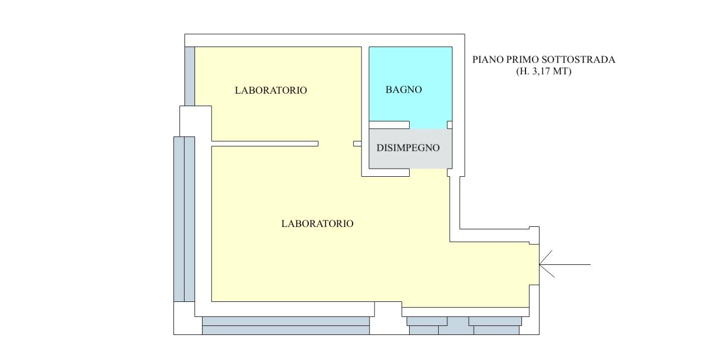 Immagine 20 di Laboratorio in vendita  in via Valle Anzasca a Milano
