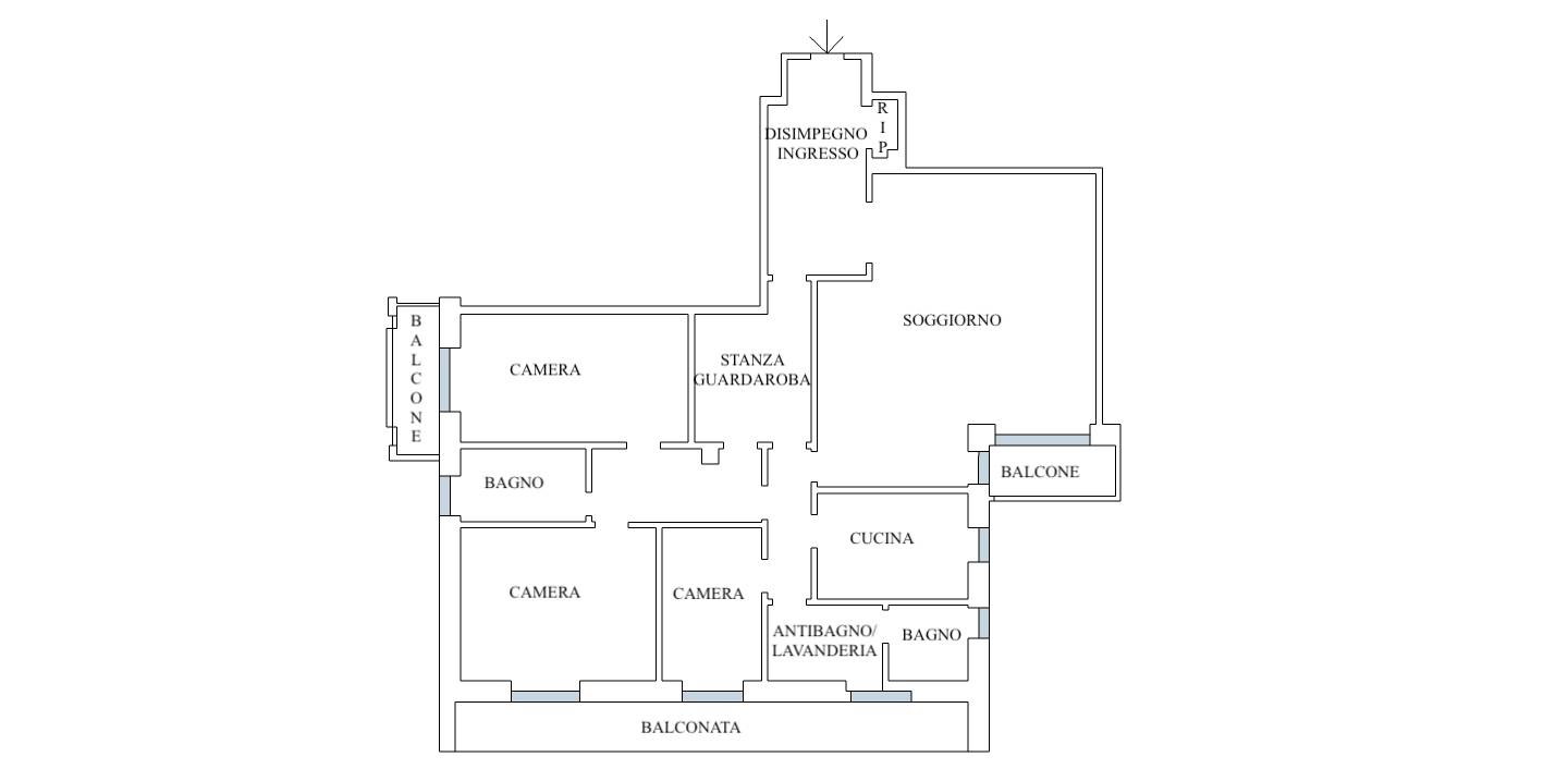 Immagine 36 di Appartamento in vendita  in via Castelvetro a Milano