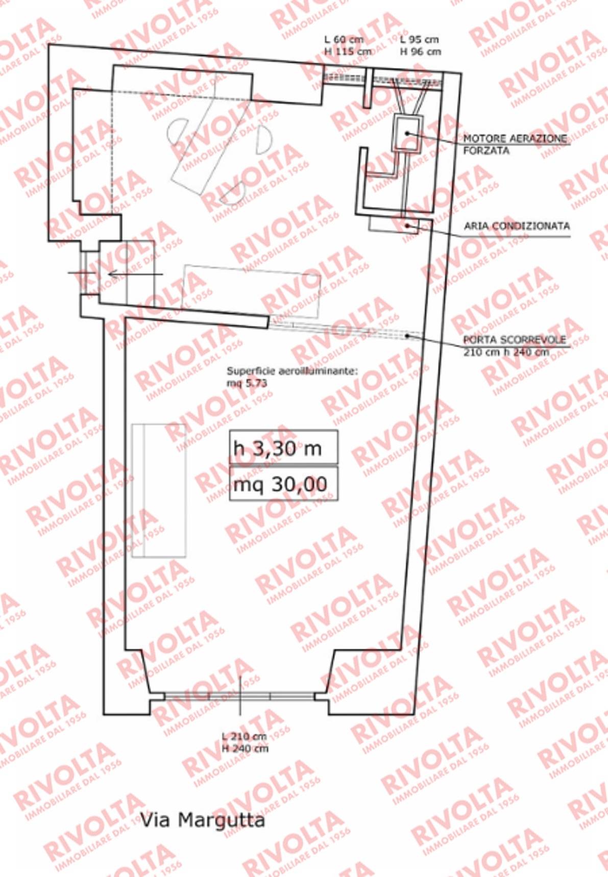 Immagine 22 di Locale commerciale in vendita  in Via Margutta a Roma
