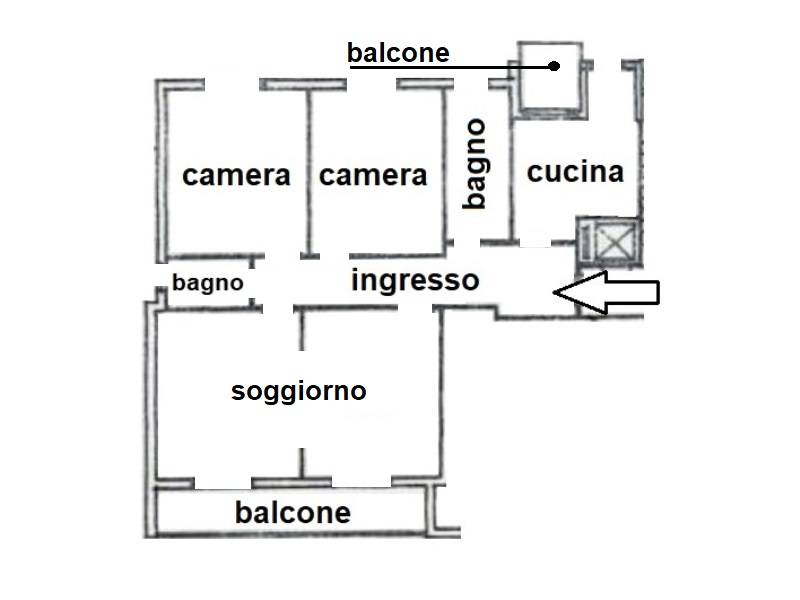 Immagine 13 di Appartamento in vendita  in La Rusca a Savona