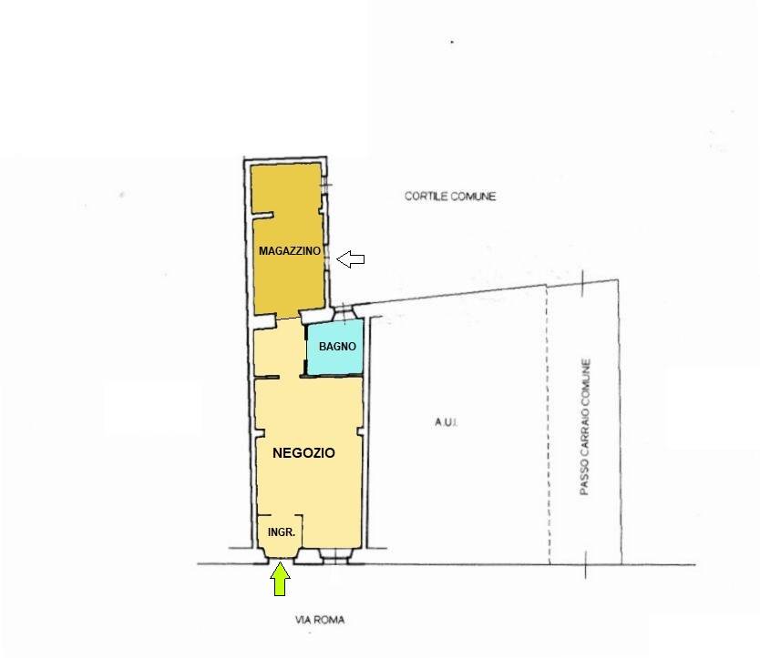 Immagine 22 di Locale commerciale in affitto  in via Roma 53 a Gorla Minore