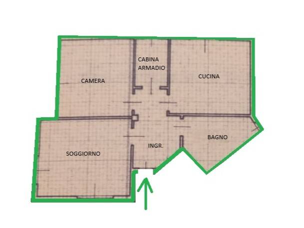 Immagine 2 di Appartamento in affitto  in via Rossini 9 a Azzano San Paolo