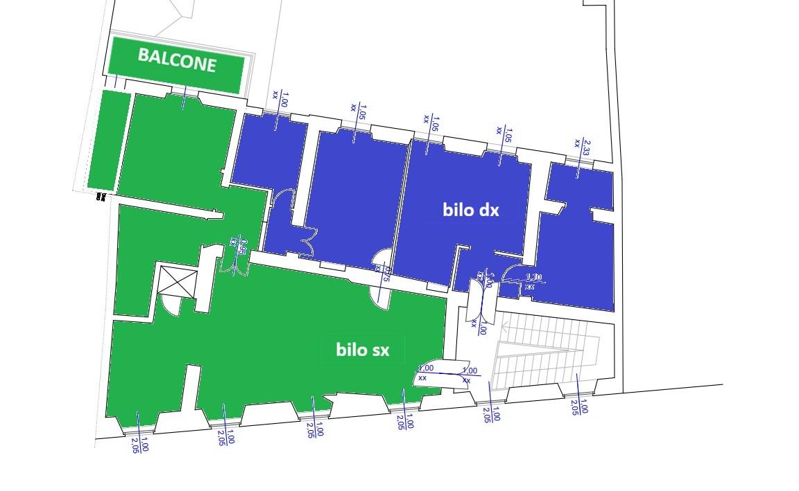 Immagine 19 di Appartamento in affitto  in via pignolo 115 a Bergamo
