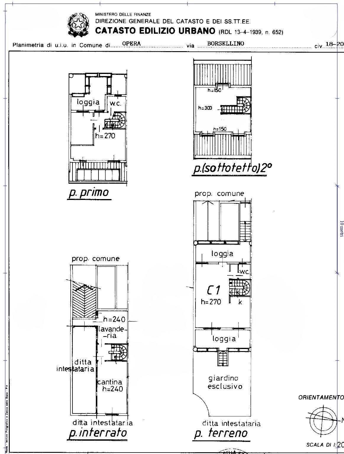 Immagine 48 di Villetta a schiera in vendita  in Via Paolo Borsellino 18 a Opera