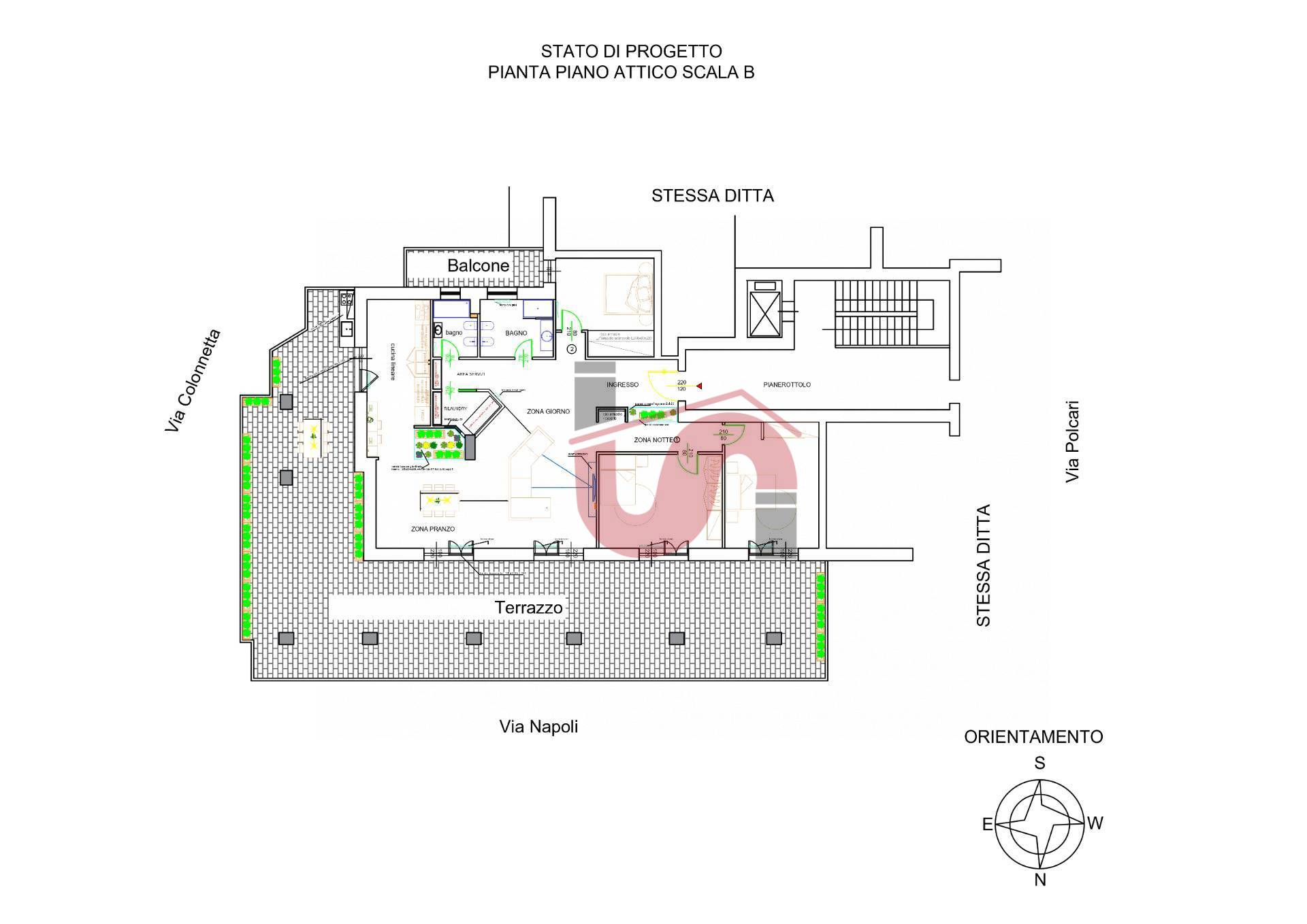Immagine 18 di Attico in vendita  in Via Polcari a Benevento