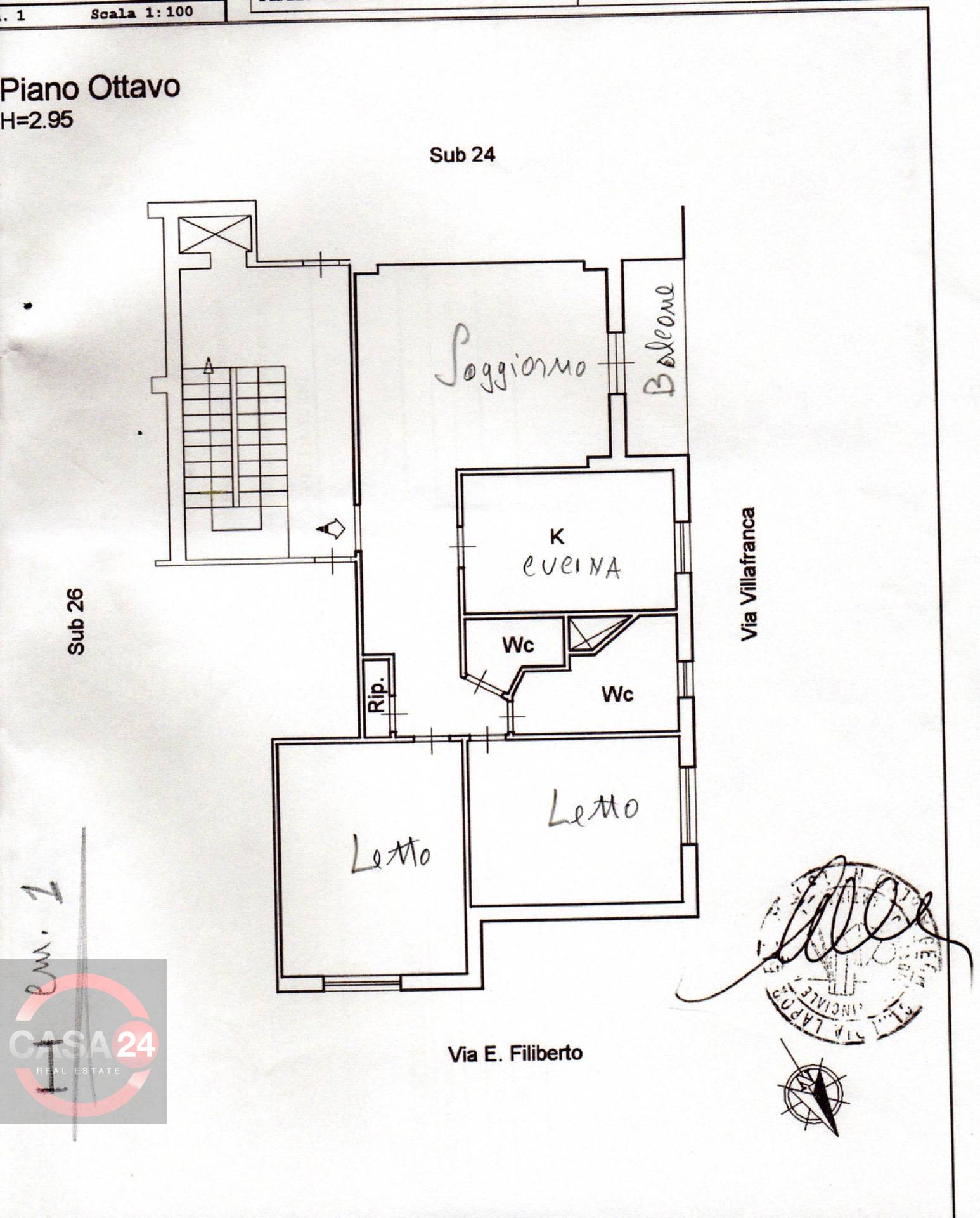 Immagine 24 di Appartamento in vendita  in Via Villafranca a Latina