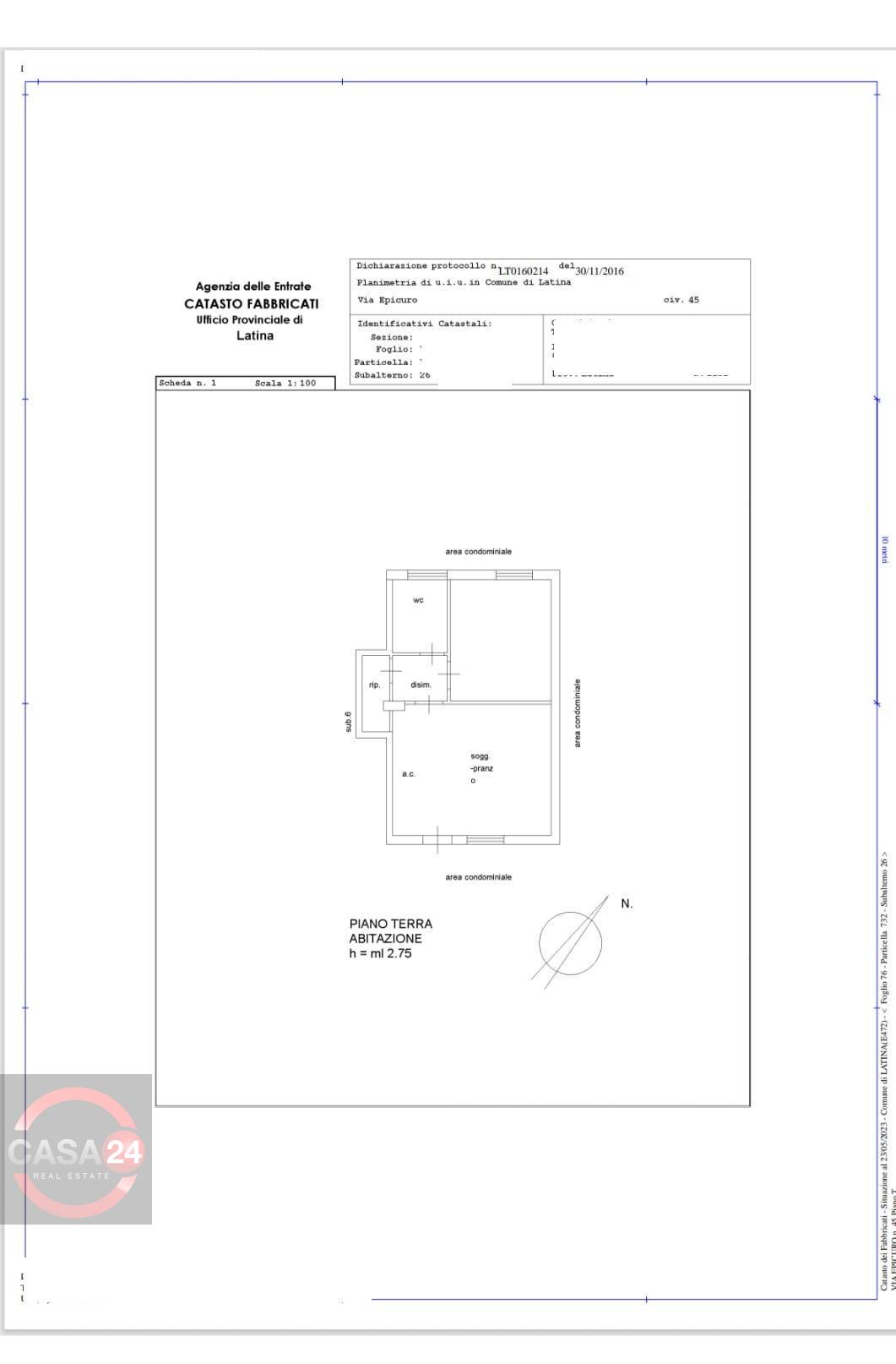 Immagine 29 di Appartamento in vendita  in Via Epicuro a Latina