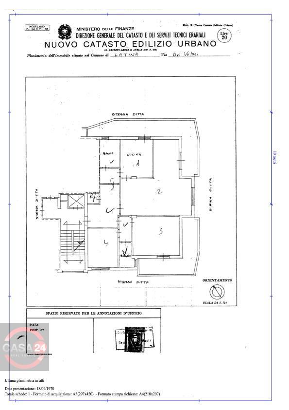 Immagine 27 di Appartamento in vendita  in Via dei Volsci a Latina