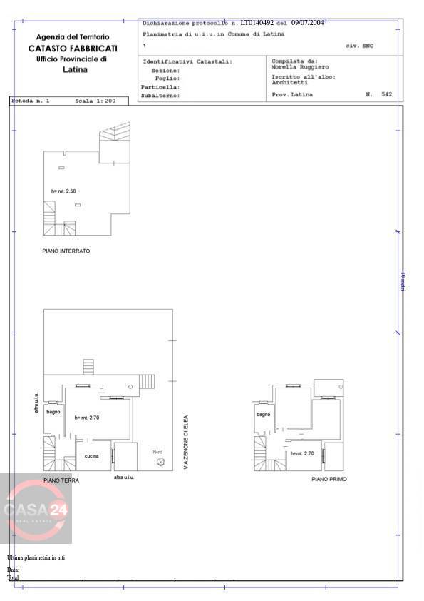 Immagine 24 di Villa in vendita  in VIA SIMPLICIO a Latina