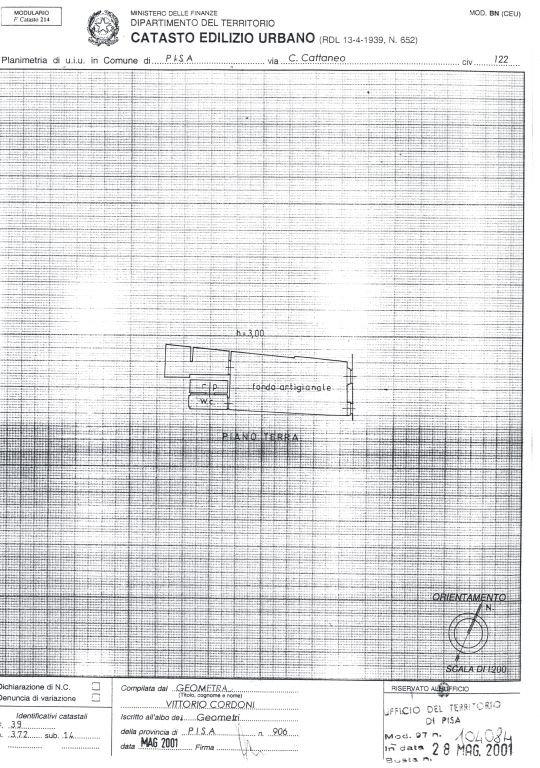 Immagine 10 di Attività commerciale in affitto  in Via C.Cattaneo a Pisa
