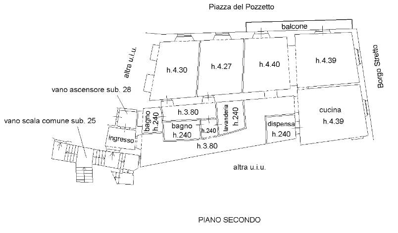 Immagine 21 di Appartamento in vendita  in piazza garibaldi - a Pisa