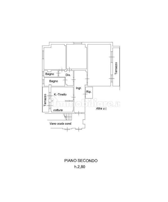 Immagine 15 di Appartamento in vendita  in Via Cesare Studiati 5 a Pisa