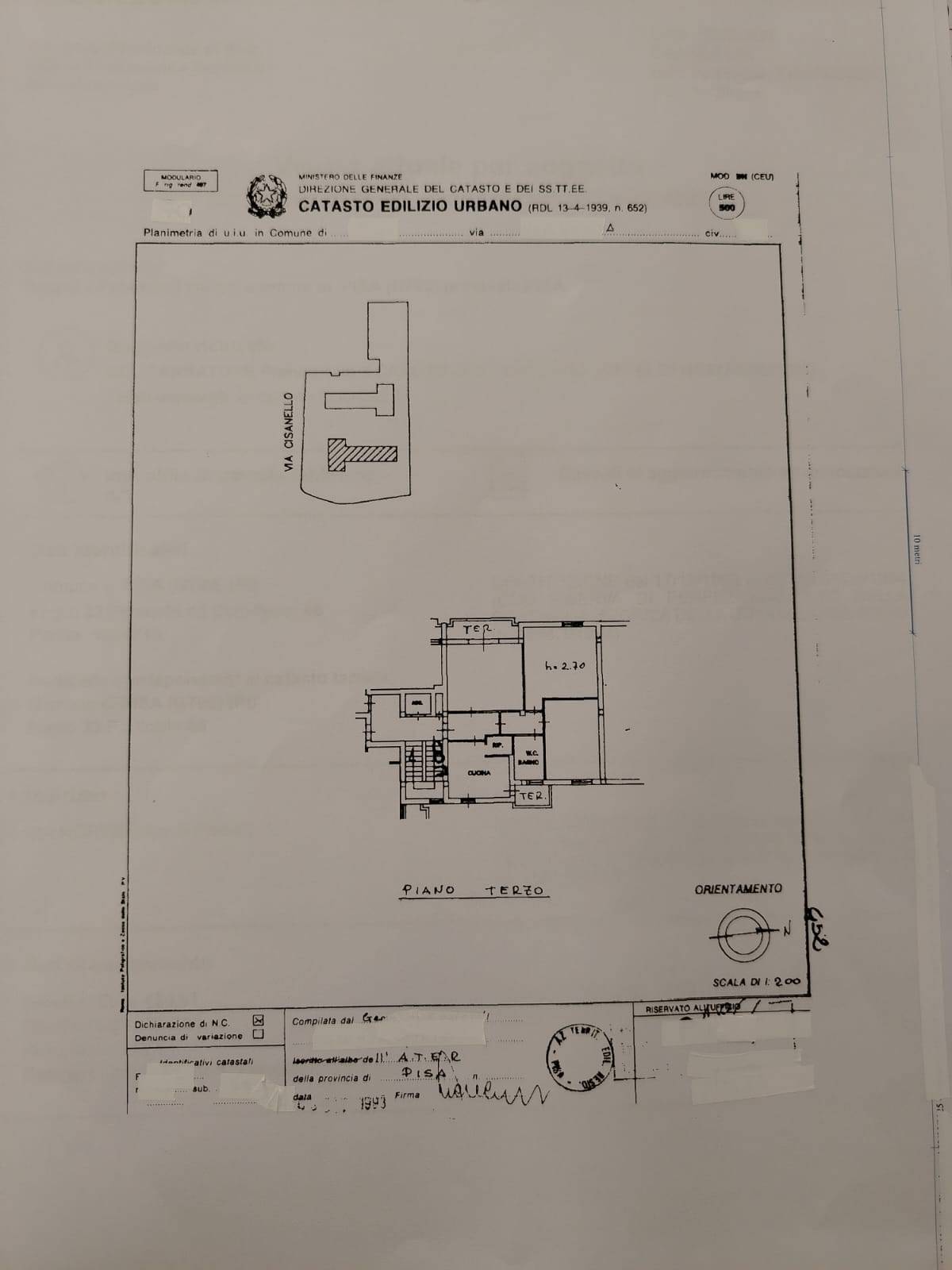 Immagine 17 di Appartamento in vendita  in via norvrgia 8 a Pisa