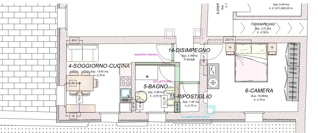 Immagine 15 di Appartamento in affitto  in Via Casaferri 5 a Collesalvetti