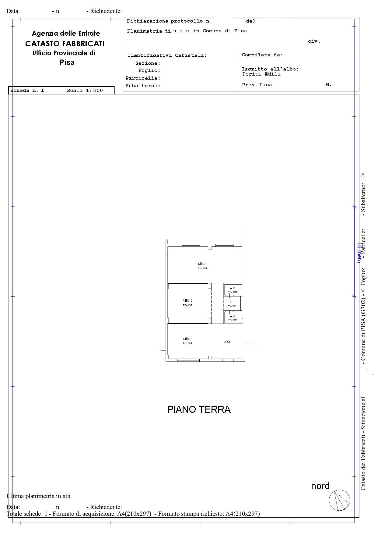 Immagine 5 di Ufficio in affitto  in Viale Delle Piagge 40 a Pisa