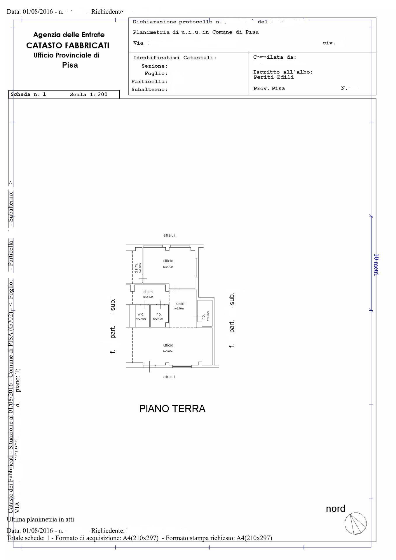 Immagine 8 di Ufficio in affitto  in Viale Delle Piagge 50 a Pisa