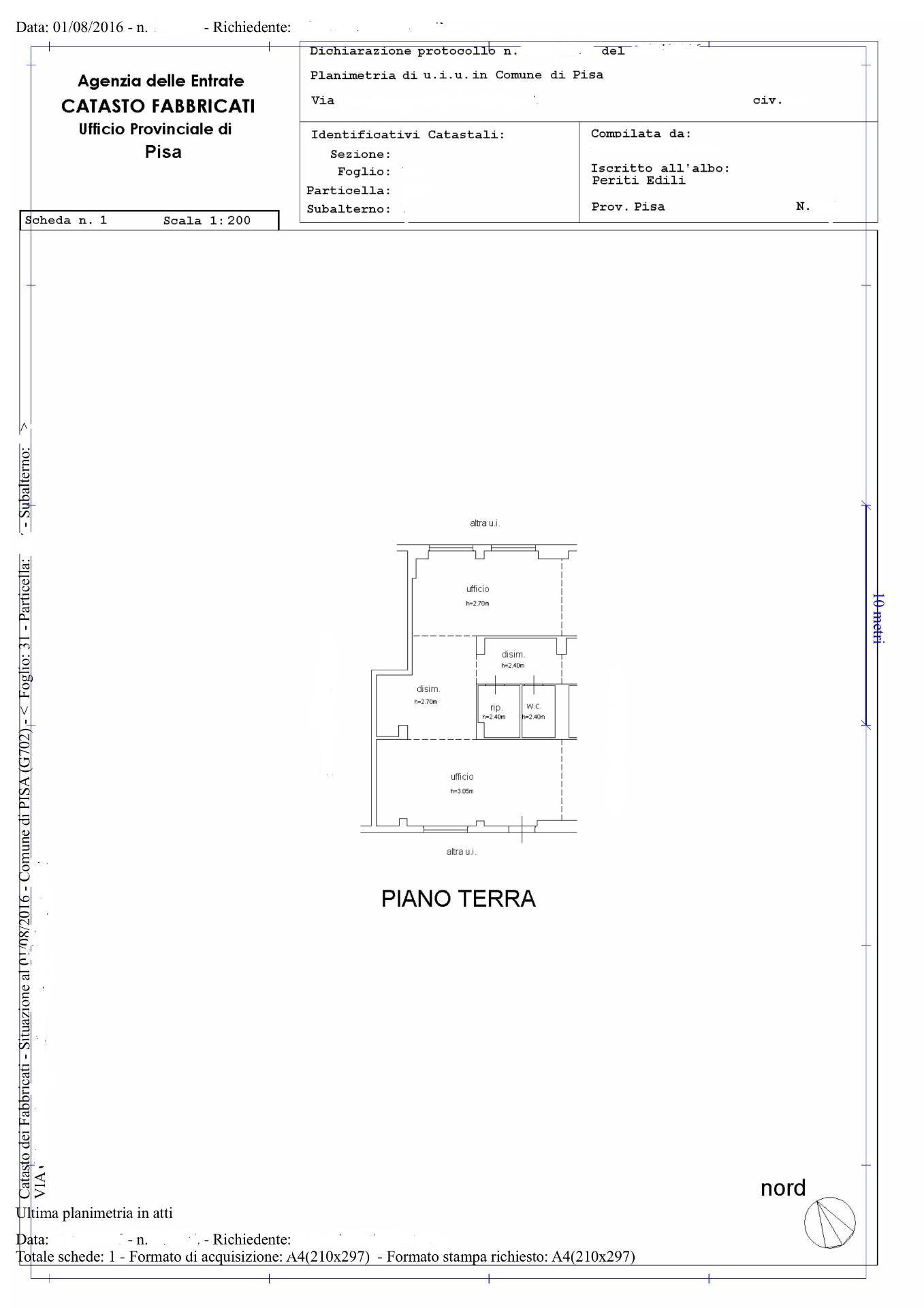 Immagine 9 di Ufficio in affitto  in Viale Delle Piagge 50 a Pisa