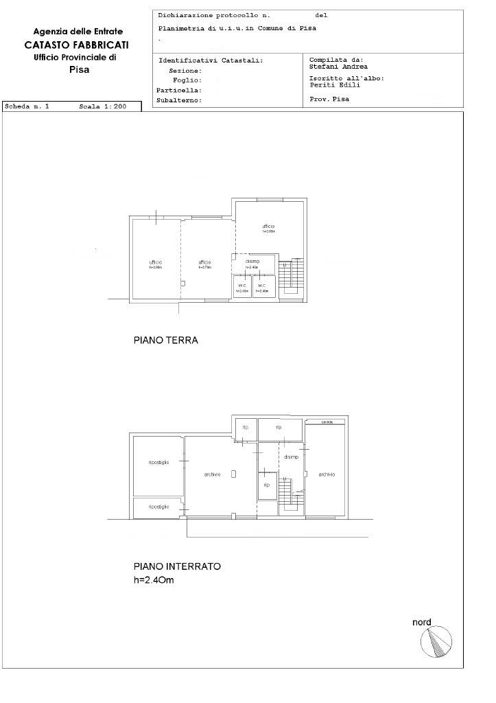 Immagine 5 di Ufficio in affitto  in viale delle piagge 50 a Pisa