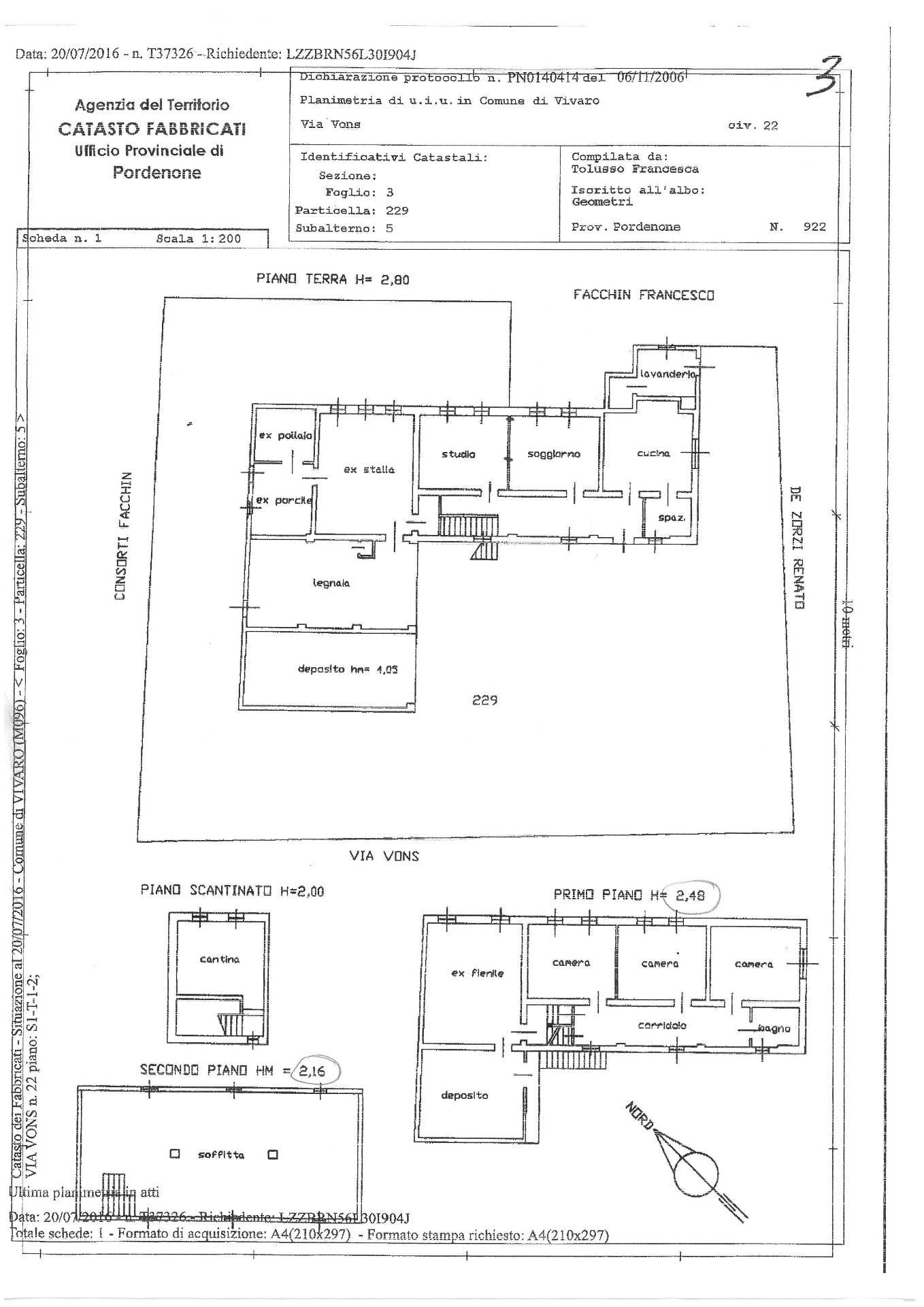 Immagine 4 di Rustico / casale in vendita  in Via Vons 22 a Vivaro