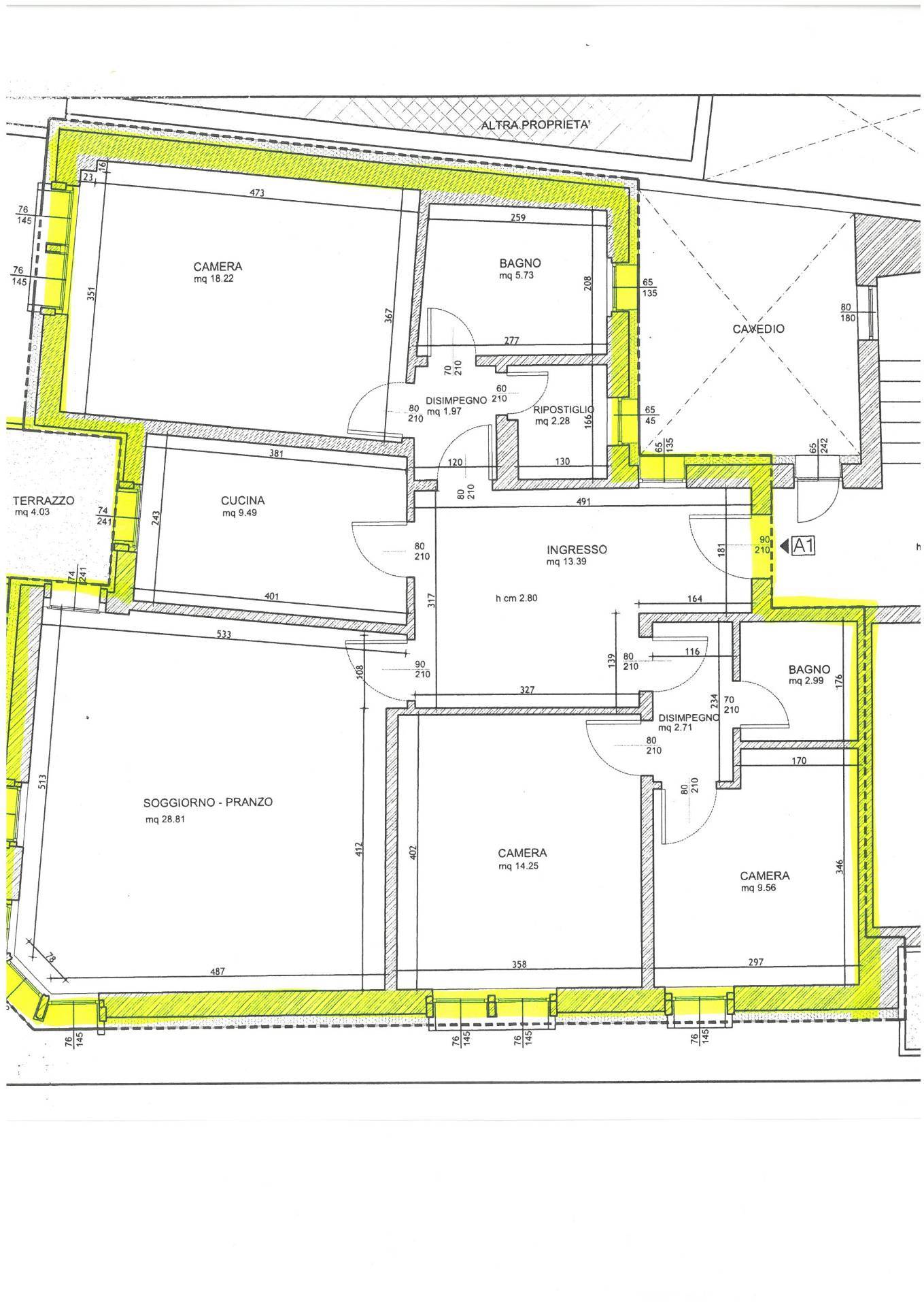 Immagine 30 di Appartamento in vendita  in VIA OBERDAN 3 a Pordenone