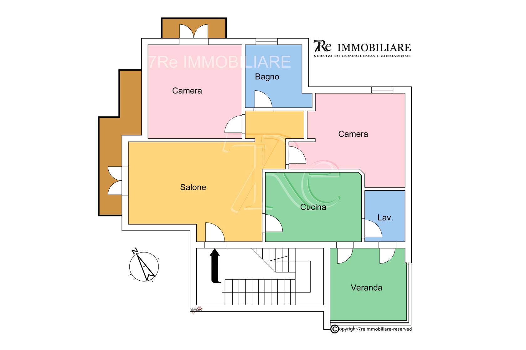 Immagine 100 di Appartamento in vendita  in via giuseppe fava 1 a Villabate