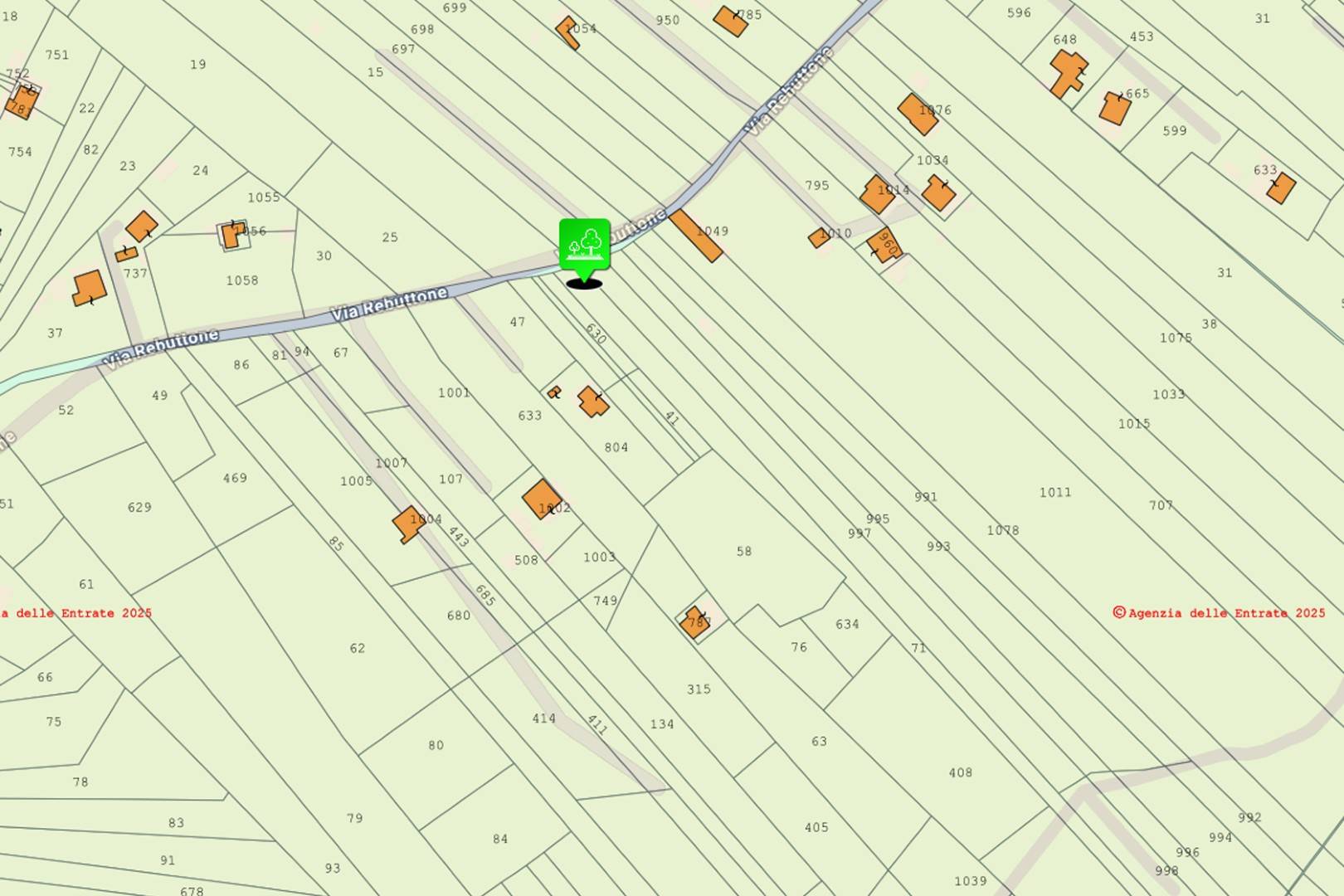 Immagine 54 di Terreno agricolo in vendita  in via rebuttone 62 a Altofonte