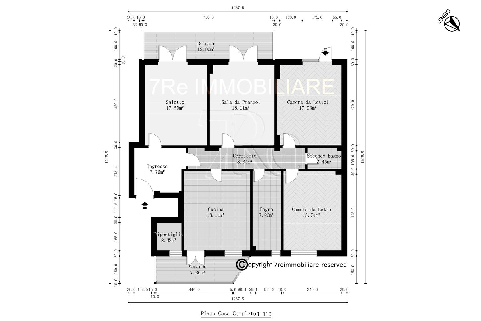 Immagine 85 di Appartamento in vendita  in Via Guido D'arezzo 16 a Palermo
