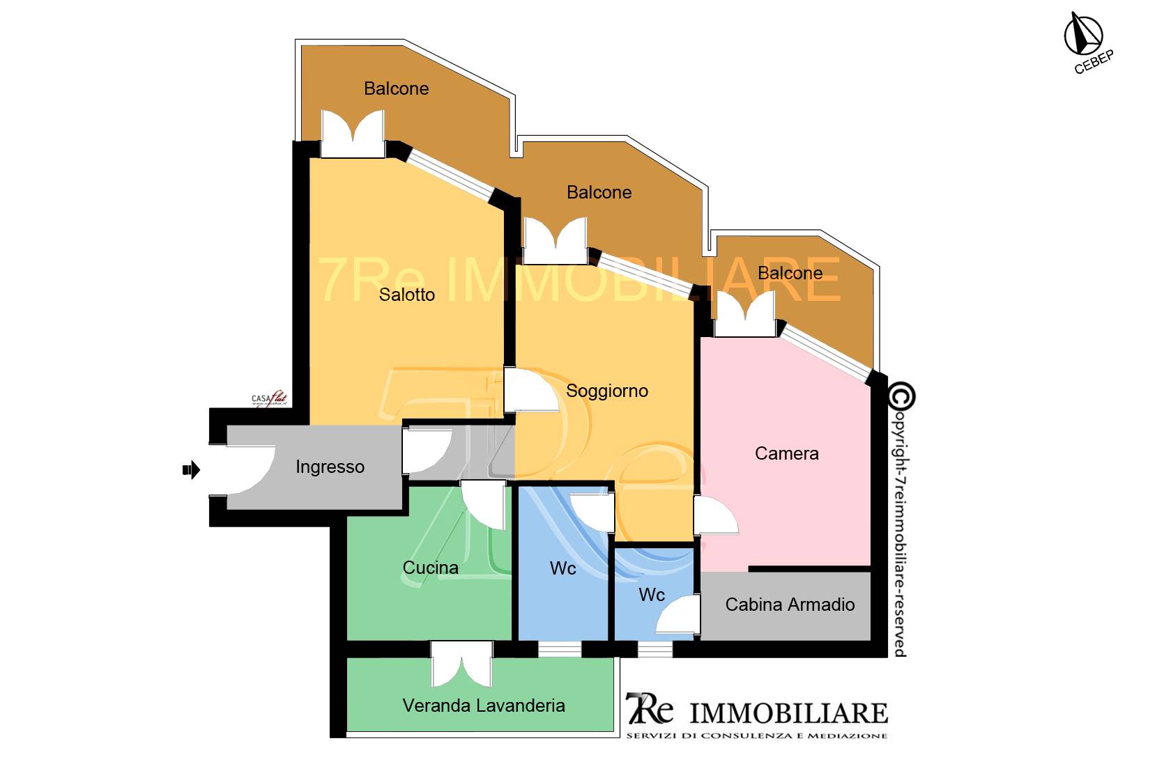 Immagine 77 di Appartamento in vendita  in Piazza Giovanni Paolo ii 18 a Palermo