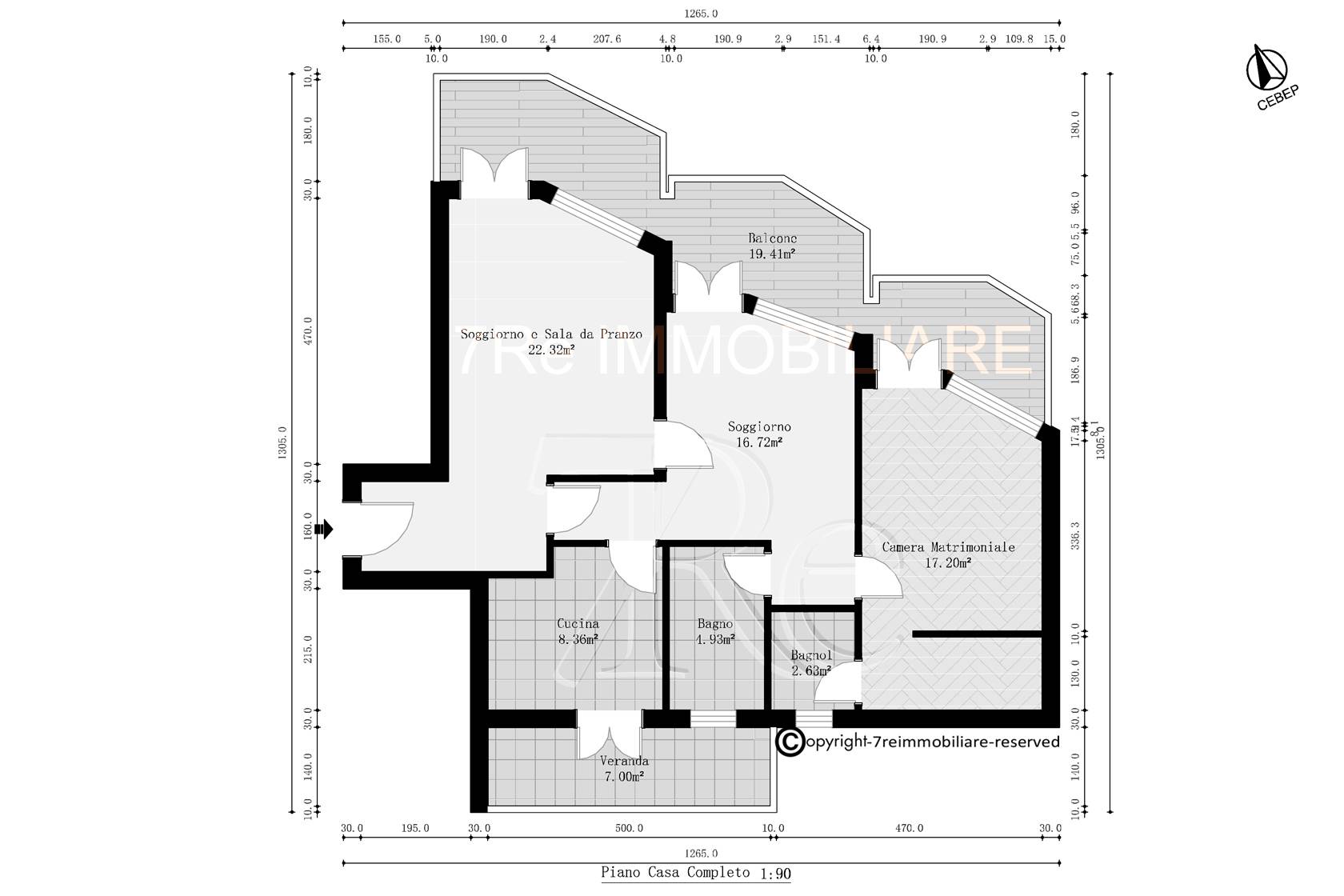 Immagine 78 di Appartamento in vendita  in Piazza Giovanni Paolo ii 18 a Palermo